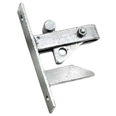 Image of Eliza Tinsley Heavy Duty Self Locking Field Gate Catch Replacement Latch Galvanised Lockable 180mm (h) x 114mm (d) (7&quot; 4.5&quot;) (1)