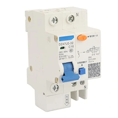 Image of DZ47LE 32 1P+N Protective Circuit Breaker Sensitive Action High Reliability Earth Leakage for Factory Household (16A)