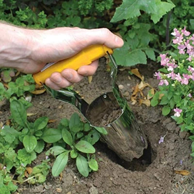 Image of ADEPTNA Handheld Bulb Planter Garden Planting Gardening Sowing Soil Spade Easily Removes and Ejects