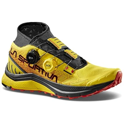 Image of La Sportiva Jackal II BOA Trail Running Shoes Yellow Black