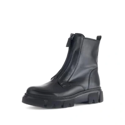 Image of Gabor women&#039;s biker boots, ankle best fitting, Black 77, 5 UK
