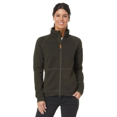Image of FJALLRAVEN F83520 662 Övik Fleece Zip Sweater W Deep Forest L