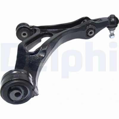 Image of 95534101832, 95534101833 Suspension Arm DELPHI TC2190 with ball joint Trailing Cast Steel VOLKSWAGEN: Touareg I, AUDI: Q7, PORSCHE: Cayenne
