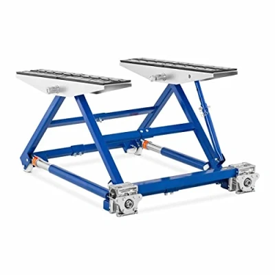 Image of MSW Motor Technics 1500N Mobile Tilt Lift 1,500 kg Optimised Power Transmission Car Lifting Platform Adjustable (Steel, Height Adjustment Range 150 585 mm, Length 775/1,129/1,560 mm)