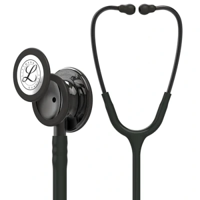 Image of 3M Littmann Classic III Monitoring Stethoscope, Smoke Finish, Black Tube, 69 cm, 5811