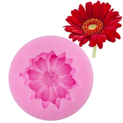 Image of Flower Shape Silicone Mold Fondant Cake Sugarcraft Decoration Tools Pastry Cupcake Chocolate Soap Baking Mould