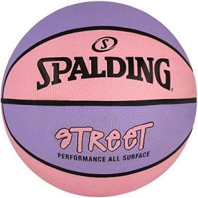 Image of Spalding Street Pink Outdoor Basketball 28.5&quot;