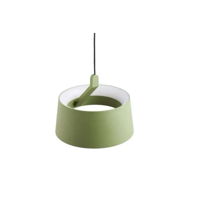 Image of LOOM DESIGN LED pendant light Cookie, green, aluminium Ø 15 cm