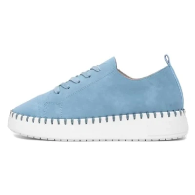 Image of Heavenly Feet Astrid Womens Blue Casual Shoe Size 6 UK