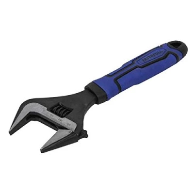 Image of Faithfull FAIAS200W39 200 mm (8 Inch) Wide Mouth Adjustable Wrench 39 (1.5 Jaw Capacity