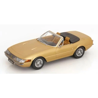 Image of KK Scale KKDC180614 Ferrar. 365 GTS Daytona Spyder 1.Series Gold Metallic 1969 1/18 Collectible Model