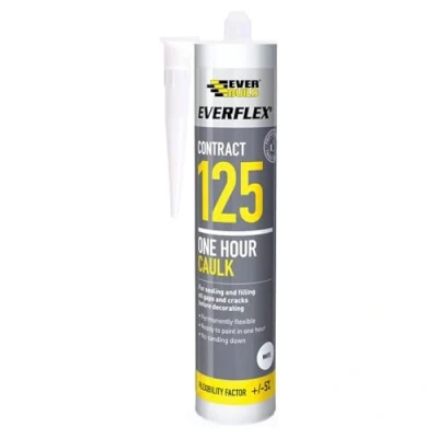 Image of Sika Everbuild Everflex 125 One Hour Cartridge 125C3, White, 300 ml