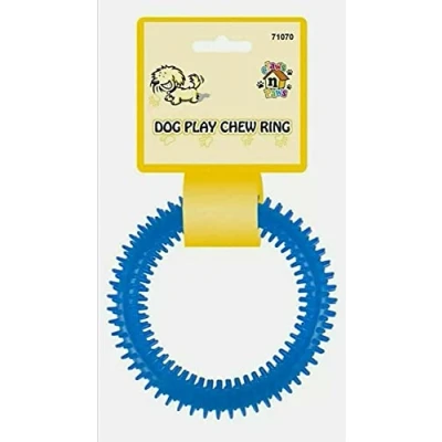 Image of MantraRaj Dog Play Chew Ring Training Fetch Toys Dental Funny Circle Random X 1