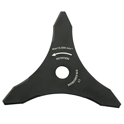 Image of Ryobi RAC117 Tri Arc Blade for all Petrol Brush Cutters and Grass Trimmers, 26 cm , Black