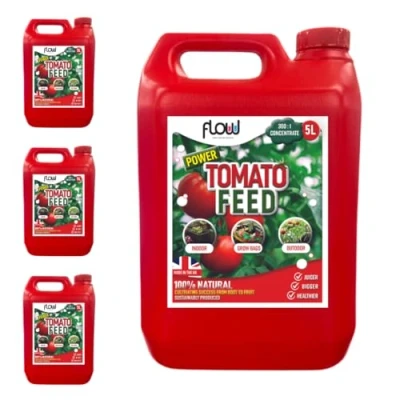 Image of Flow Power Tomato Liquid Feed 300:1 Concentration Vegetable Plant Food Growing Fertiliser (20 Litre)