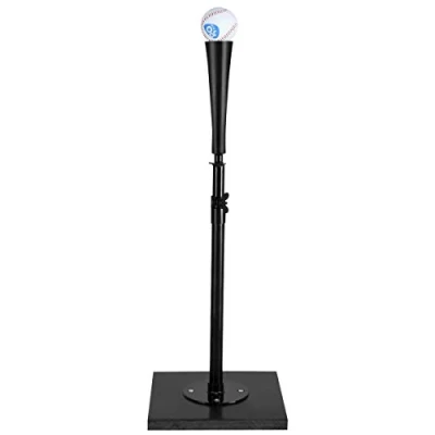 Image of SPOTRAVEL Adjustable Batting Tee with Soft &amp; Shock absorbing Rubber Topper, Practice Training Hitting Ball for Baseball Softball