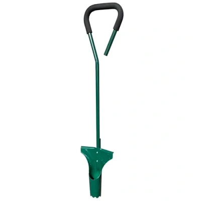 Image of Selections Long Handled Metal Garden Bulb Planter
