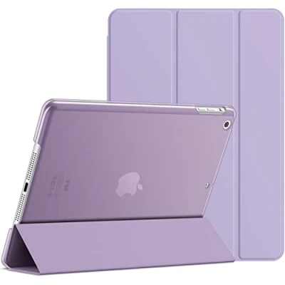 Image of JETech Case for iPad Air 1st Generation (NOT 2), Smart Cover Auto Wake/Sleep (Light Purple)