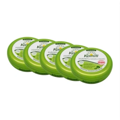 Image of Burnus Kamill Cream Tin 150 ml Moisturising &amp; Nourishing with Organic Chamomile, No Dyes, Animal Ingredients Microplastics (3)