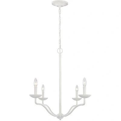 Image of Feiss Annie Multi Arm Chandelier Plaster White
