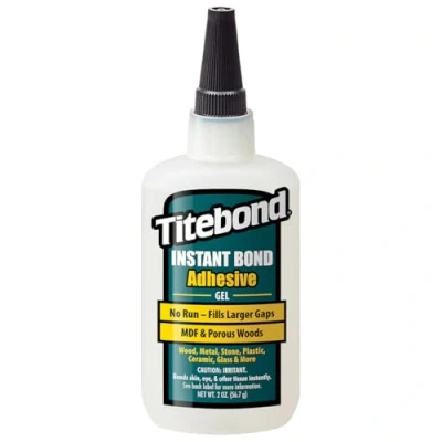 Image of Titebond 6231 Instant Bond Wood Adhesive (Gel, 2oz)