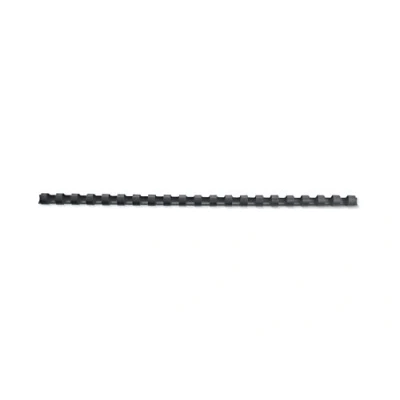 Image of GBC CombBind Binding Combs, 8 mm, 45 Sheet Capacity, A4, 21 Ring, Black, Pack of 100, 4028174