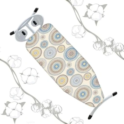 Image of TONAUA Replacement Ironing Board Cover And Thick Cotton Padding, Covers, Easy Fit Iron Table