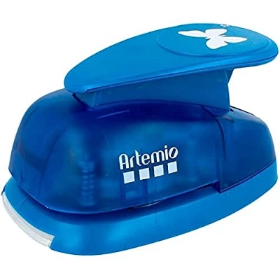 Image of Artemio Giant Lever Punch 5 cm Butterfly #2, Blue