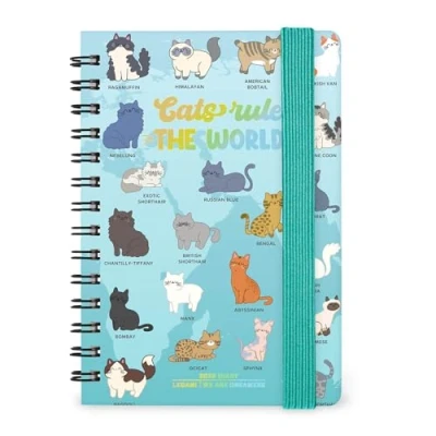 Image of Cats Rule The World Week To View A6 Diary 2026