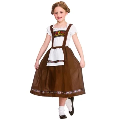 Image of Wicked Costumes Bavarian Girl Fancy Dress Costume Medium (5 7 Years)