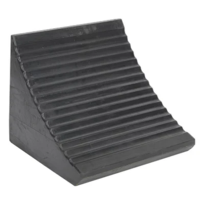 Image of Sealey Heavy Duty Rubber Wheel Chock Single