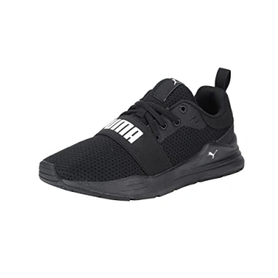 Image of Puma Unisex Kids Wired Run Ps Sneakers, Black White, 11.5 UK