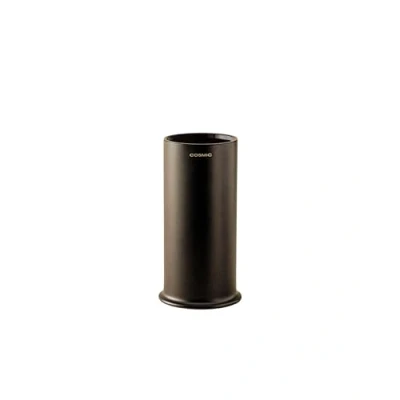 Image of COSMIC Toothbrush holder Black Matte Countertop Measures 7.5 x 14.5 cm