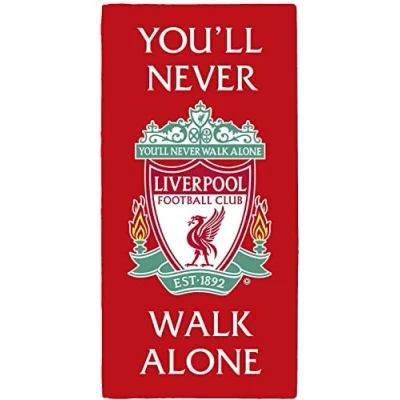 Image of Liverpool Crest Beach Bath Towel 100% Cotton YNWA LIMITED EDITION