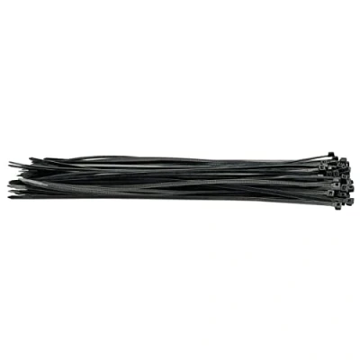 Image of Draper Cable Ties, 4.8 x 400mm, Black (Pack of 100)