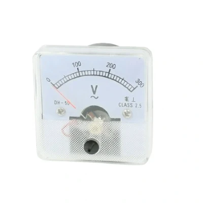 Image of sourcingmap AC 0 300V Fine Tuning Square Dial Panel Analog Voltage Meter Voltmeter