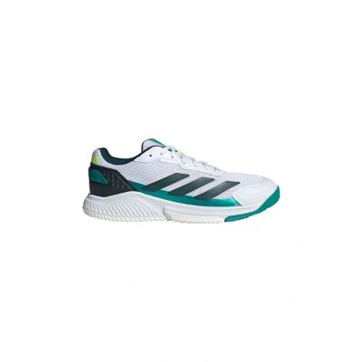Image of adidas Performance Courtquick Padel shoes cloud white aurora ivy, Men&#039;s, Size: 4.5, ivy