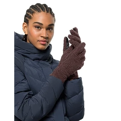 Image of Jack Wolfskin Women&#039;s High Curl Glove W Glove, Boysenberry, S
