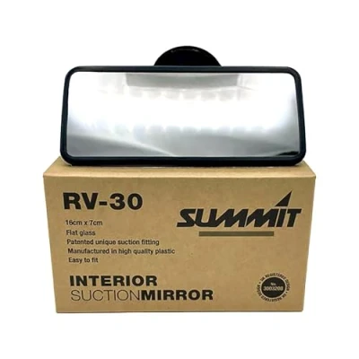 Image of Summit RV 30 Large Flat Glass Mirror with Suction Pad