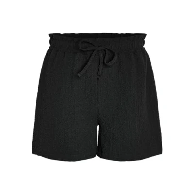Image of Noisy may Women&#039;s Nmripple Hw Shorts WVN Noos, Black, XS