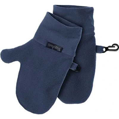 Image of Playshoes Unisex Kids Fleece mittens 422047, 11 Navy, 2 (ca. 4 Jahre)