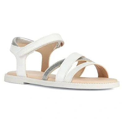 Image of Geox J Sandal Karly Girl, White, 3 UK