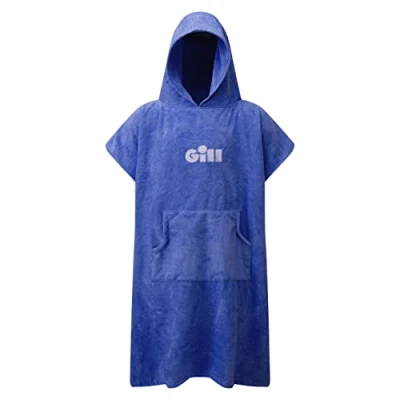 Image of Gill Quick Dry Hooded Microfibre Changing Robe, Towel, Poncho Ideal for Beach, Swimming, Water Sports