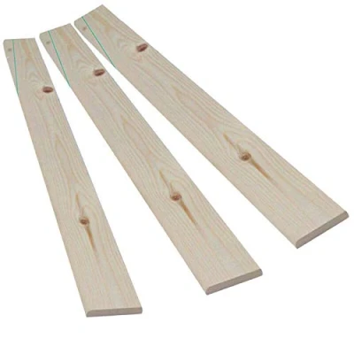Image of Crazy Offers Replacement Bed Slats Solid Pine Wooden Flat Available (2FT 6&quot; Small Single = 76CM, x 6)