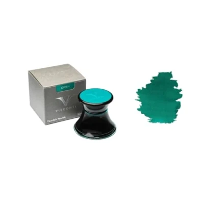 Image of Visconti Glass Inkwell Green 50 mlaa