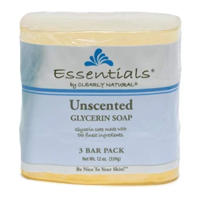 Image of Clearly Natural Glycerine Bar Soap, Unscented, 3 Count, 4 oz each