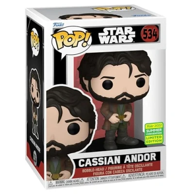 Image of Funko POP! Star Wars: Cassian Andor Vinyl Figure #534 2022 Summer Convention Limited Edition, Multicolor