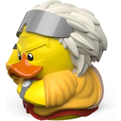 Image of TUBBZ Boxed Edition 2015 Marty McFly Collectible Vinyl Rubber Duck Figure Official Back to the Future Merchandise Retro Comedy Action Film Movies