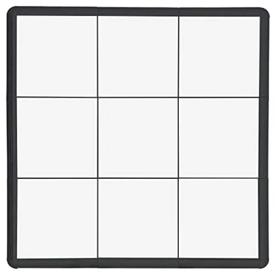 Image of Nicoman Dance Floors, Jazz Street Dancing Portable Floating Sprung System Flooring, White, 9 Piece