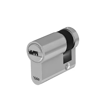 Image of YALE YC102KD311004N1 YC102 Cylinder for Lock, 31 mm 10 Nickel Plated, Mezzo cilindro